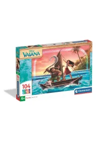 Puzzle 104 Super Color Disney Vaiana 2 Clementoni