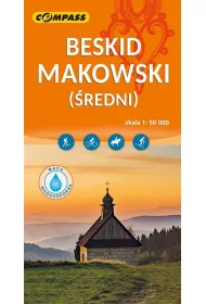 Beskid Makowski (�redni). Mapa turystyczna w skali 1:50 000 (wersja wodoodporna)