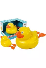 Kaczka do k�pieli na baterie 18cm LeanToys