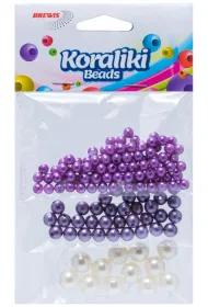 Koraliki do nawlekania 3 kolory 36g Brewis