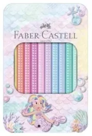 Faber-Castell Kredki o��wkowe sparkle jumbo 10 kol.opakowanie metalowe