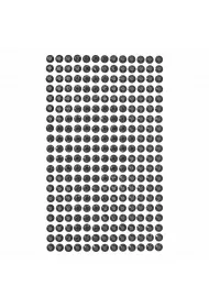 Dalprint Kryszta�ki samoprzylepne black 6mm 260 szt
