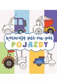 Pojazdy. Koloruj� p� na p�