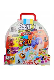 Scentos. Pachn�ce masy plastyczne. Walizeczka 20sztuk Dumel