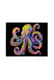 Diamond Dotz Haft diamentowy - Adults Flocked Neon Octopus 35.5x45.7cm