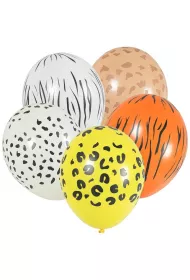 Balony z nadrukiem zwierz�cym 5 szt.