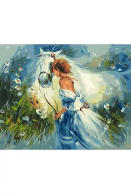 Twoje Hobby Malowanie po numerach - Wiosenny spacer 40x50cm
