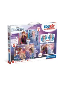 Puzzle 30+48 el. + Memo + 6 klock�w Edukit Frozen Clementoni