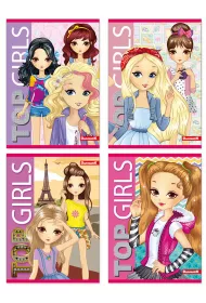 Zeszyty A5 Top Girls kratka 16 kartek
