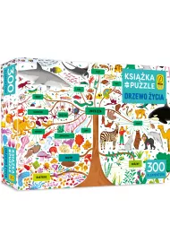 Ksika i puzzle 300 el. Drzewo ycia Wilga Play