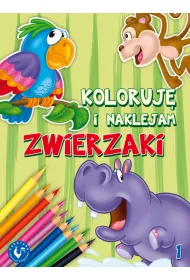 Koloruj� i naklejam zwierzaki 1