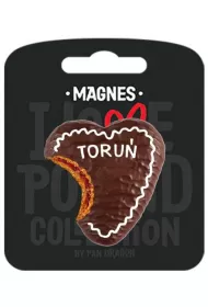 Pan Dragon Magnes I love Poland Toru�