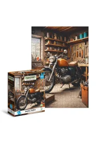 Puzzle 500 el. Medium-L Transport. Motocykl w gara�u Dodo