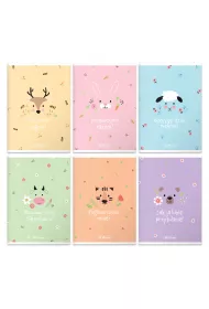 Herlitz Zeszyt A5 Pastel Cute mix kratka 16 kartek