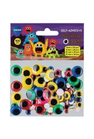 Centrum Ruchome oczka samoprzylepne kolorowe mix 100 szt