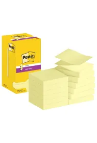 Post-It Karteczki Super Sticky ��te 76x76mm 12x90 kartek