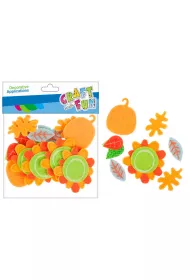 Craft with Fun Ozdoba dekoracyjna filcowa samoprzylepna Dynie