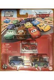 Cars Auta Mikroauta 3-pak Mattel