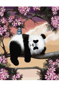 Twoje Hobby Malowanie po numerach - �pi�ca panda 40x50cm