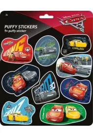 Naklejki piankowe puffy Auta 3 9szt