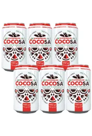 Cocosa Woda kokosowa niegazowana z sokiem z arbuza Zestaw 6 x 330 ml