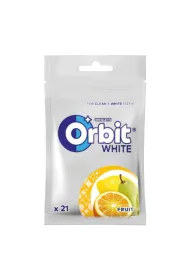 Orbit White Fruit Guma do ucia torebka