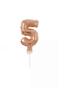 Godan Balon foliowy na patyczku BC-5RZ5 Cyfra 5