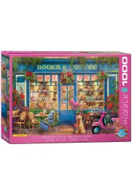 Puzzle 1000 el. Books & Coffee by Gary Walton Eurographics