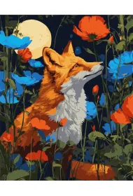 Ideyka Malowanie po numerach - Kwiaty pod �apami 40x50cm