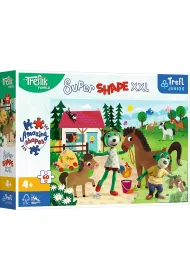 Puzzle 60 el. Super Shape XXL. Trefliki w stadninie