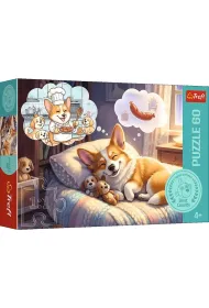 Puzzle 60 Corgi w krainie sn�w TREFL