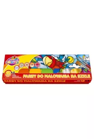 Sweet colours Farby do malowania na szkle + 1 kontur�wka 12 kolor�w