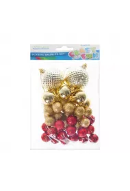 Craft with Fun Ozdoba dekoracyjna styropian/plastikowa Bombka Bo�e Narodzenie 463628