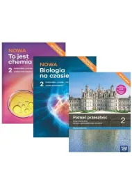 Pakiet: NOWA Biologia na czasie 2. Podr�cznik, NOWA To jest chemia 2. Podr�cznik, Pozna� przesz�o�� 2. Poziom podstawowy. Podr�cznik. Liceum i technikum. Zakres podstawowy. Edycja 2024