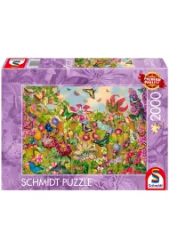Puzzle PQ 2000 el. Ogr�d motyli Schmidt