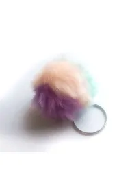 GoGoPo Breloczek pompon pastelowy