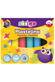 Strigo Plastelina 6-kol. 6 szt.