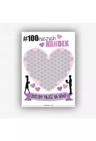 Plakat ze zdrapk� dla par #100naszychRandek