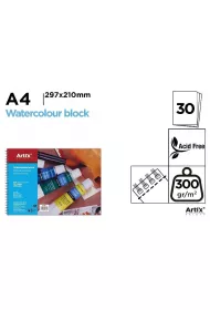 Artix Blok do akwareli A4/30K 300g