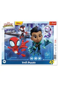 Puzzle 25 Ramkowe Paj�czy skok Disney Marvel Spiderman 31435 Trefl