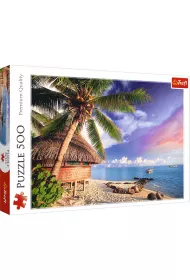 Puzzle 500 el. Wyspa Bora-Bora Trefl