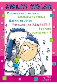Stamp Karnet Smile B6 + koperta. Wz�r nr 03 Urodziny