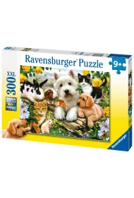 Puzzle 300 el. XXL Szcz�liwe zwierz�ta Ravensburger