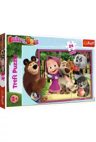 Puzzle maxi 24 el. Masza i Nied�wied� Trefl