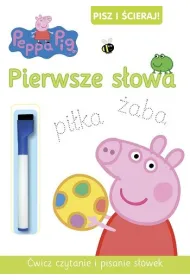 �winka Peppa. Pisz i �cieraj! Pierwsze s�owa