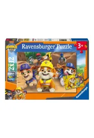 Puzzle dla dzieci 2x12 el. 2D Rubble i jego ekipa Ravensburger