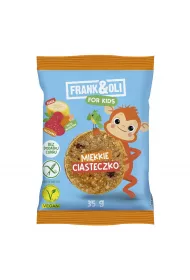 Frank&Oli Ciasteczko KIDS z bananem i truskawk 35 g
