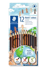 Staedtler Kredki owkowe Noris Colour, szecioktne w tonacji skry 12 szt.