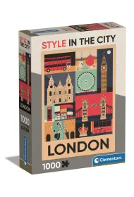 Puzzle 1000 el. Compact London Clementoni