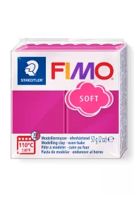 Staedtler Masa plastyczna termoutwardzalna Soft, amarantowa, 57g, kostka